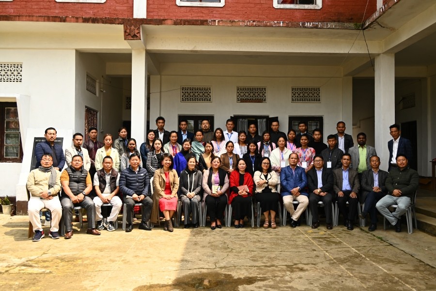 Participants of the refresher course for alumni of Impur Bible Seminary held from March 7 to 24.